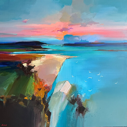 Azure dreaminess von Tatiana Yabloed, Malerei kaufen auf Singulart