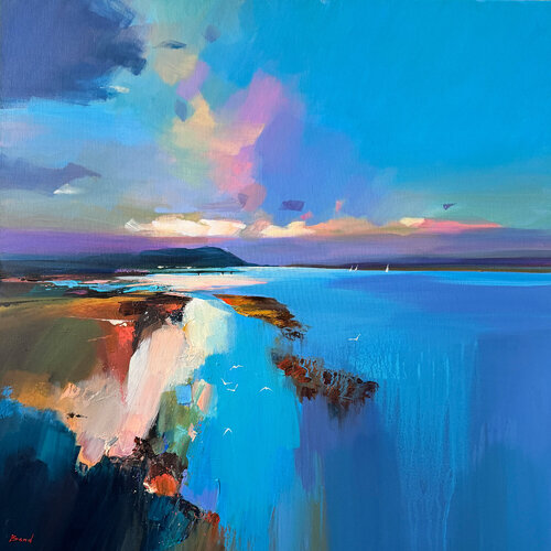 Blue opulence van Tatiana Yabloed, Schilderij te koop op Singulart