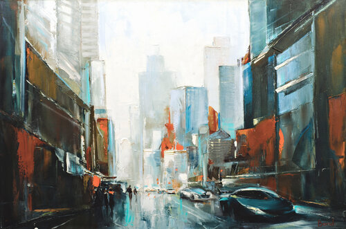 The architecture of dreams by Tatiana Yabloed, Painting for Sale on Singulart