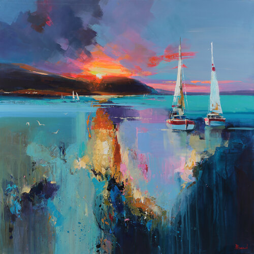 Deep ray of light di Tatiana Yabloed, Pittura in vendita su Singulart