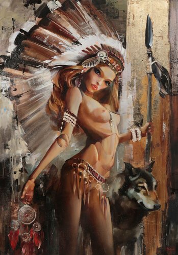 Dreamcatcher von Tatiana Yabloed, Malerei kaufen auf Singulart