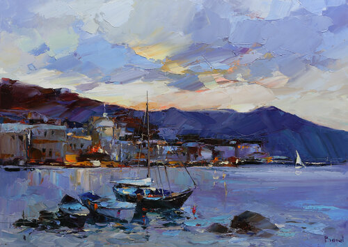 After Sunset di Tatiana Yabloed, Pittura in vendita su Singulart