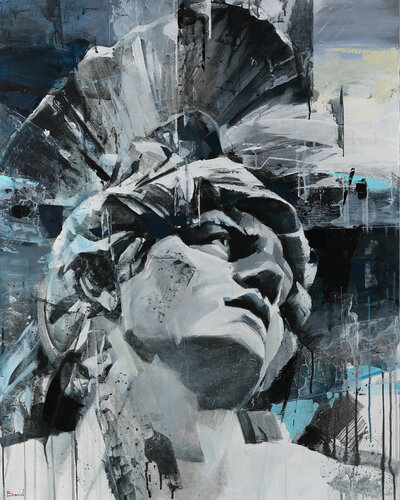 Seductive gray van Tatiana Yabloed, Schilderij te koop op Singulart