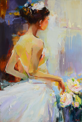 Bright pearl van Tatiana Yabloed, Schilderij te koop op Singulart