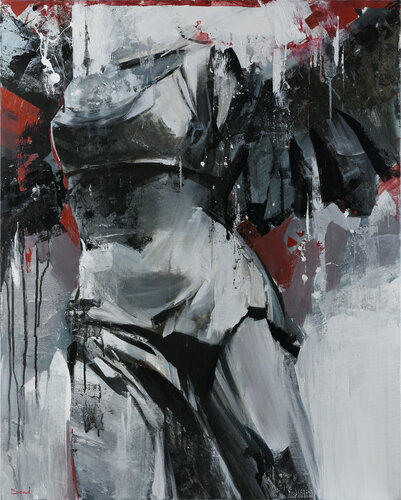Hard kiss par Tatiana Yabloed, Peinture en vente sur Singulart