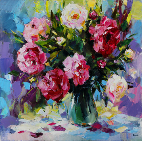 The song happiness di Tatiana Yabloed, Pittura in vendita su Singulart