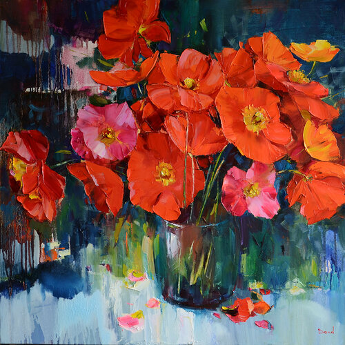Flowers Fragrance di Tatiana Yabloed, Pittura in vendita su Singulart