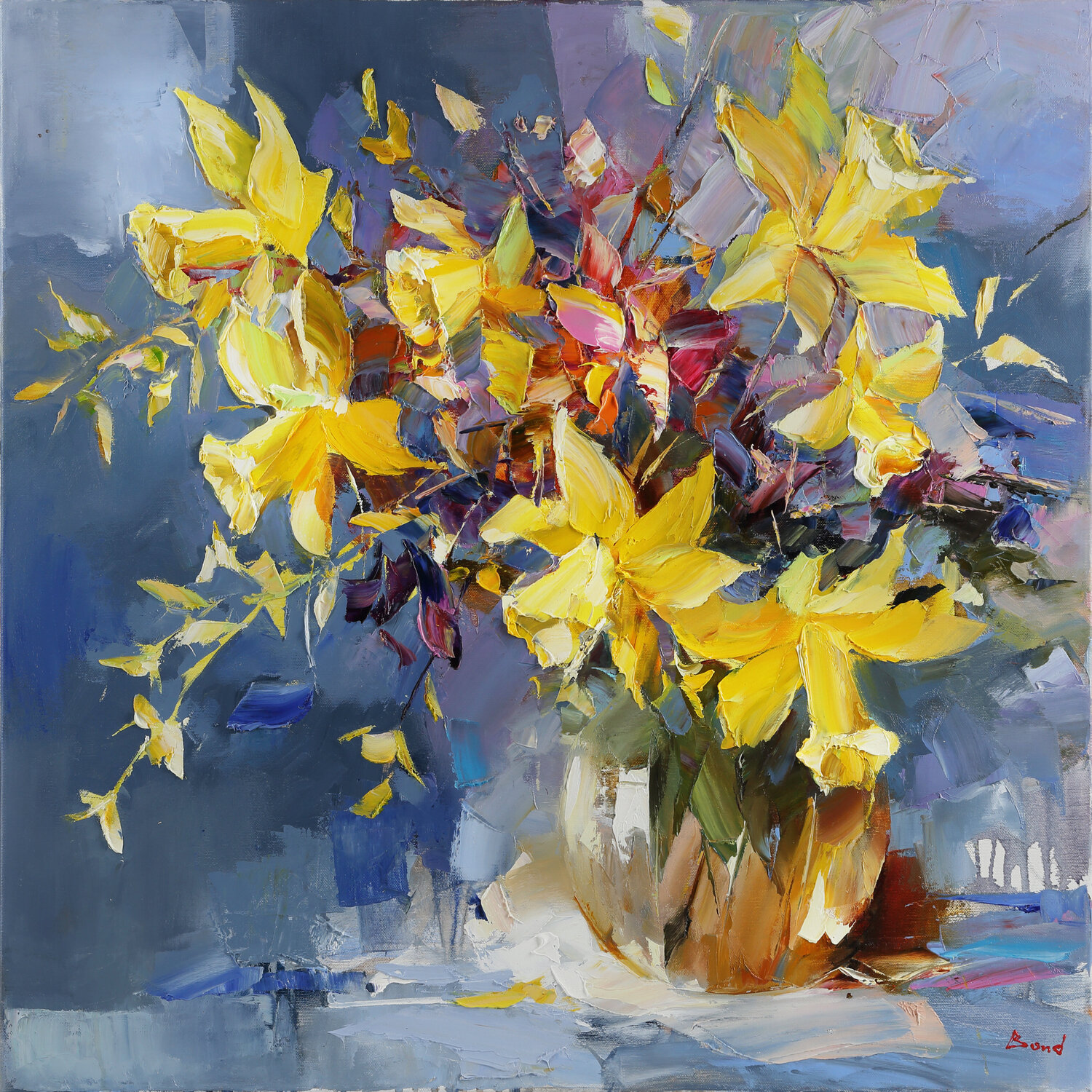 A kiss of sunlight Tatiana Yabloed Originalgemälde zu verkaufen
