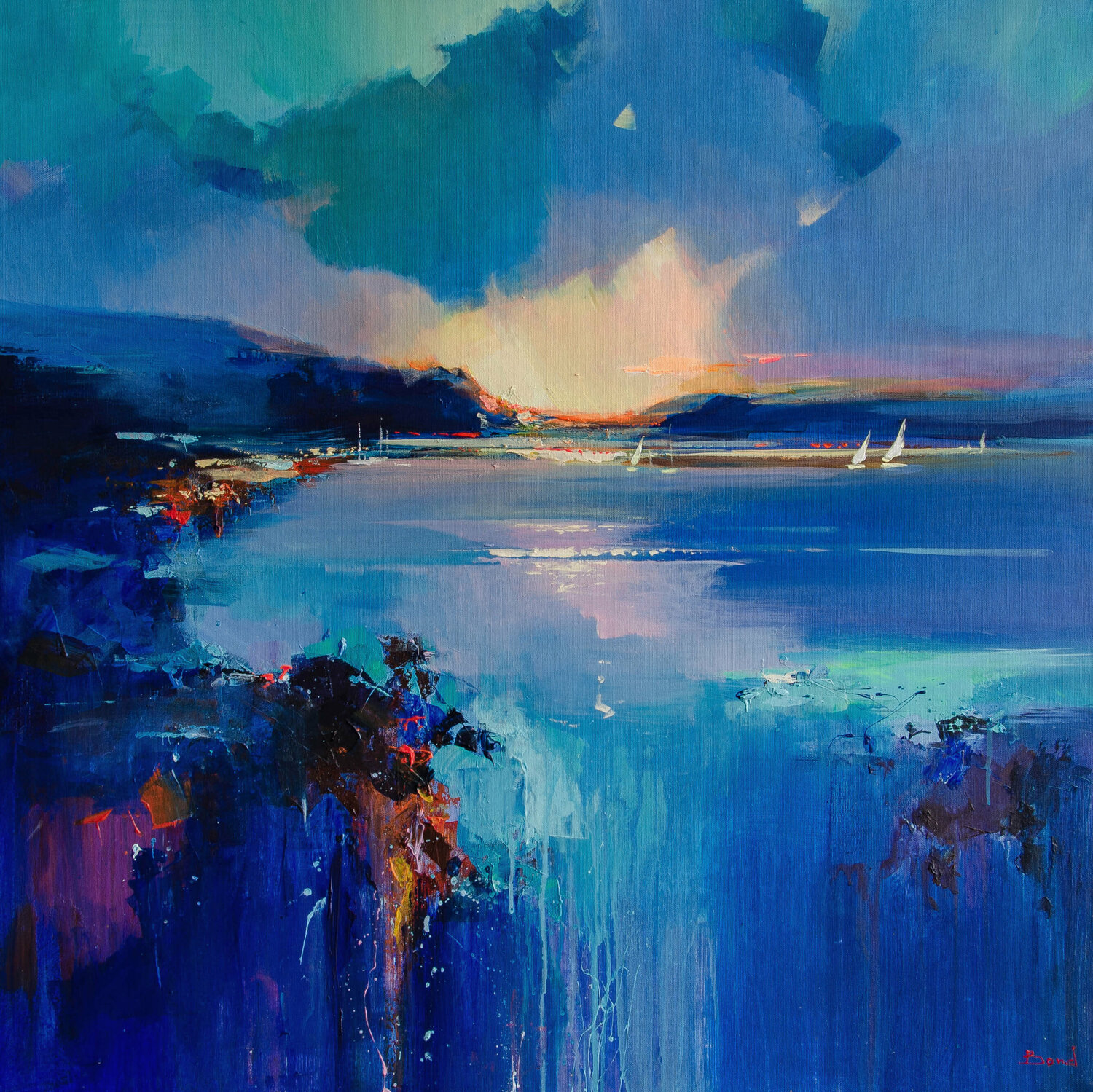 Shade of Sea Tatiana Yabloed Originalgemälde zu verkaufen