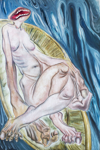 Lonely Women van Ramal Kazim, Schilderij te koop op Singulart