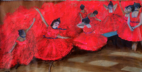 Ballerinas van Ramal Kazim, Schilderij te koop op Singulart