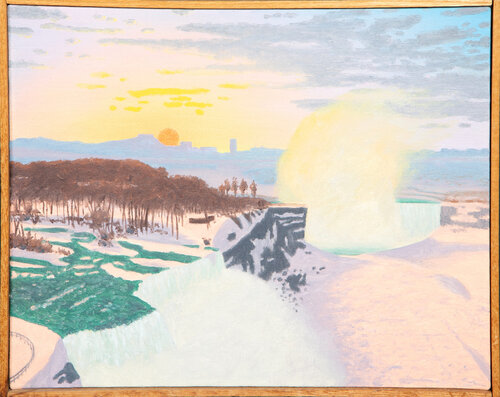 Pink Niagara by Billy Sullivan, Painting for Sale on Singulart