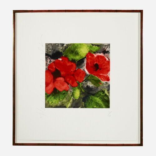 Flowers (Red Poppies) Donald Sultan