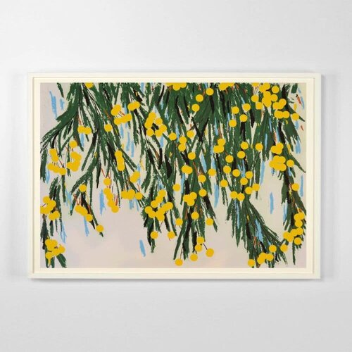 Yellow Mimosa, July 23, 2015 von Donald Sultan, Druck kaufen auf Singulart