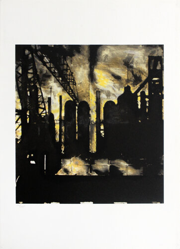 Untitled, from "Visual Poetics", 1998 by Donald Sultan, Print for Sale on Singulart