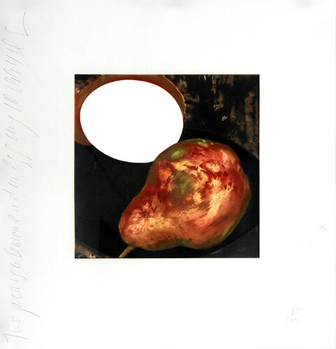 Two Pears, A Lemon and an Egg, 1994 di Donald Sultan, Stampa in vendita su Singulart