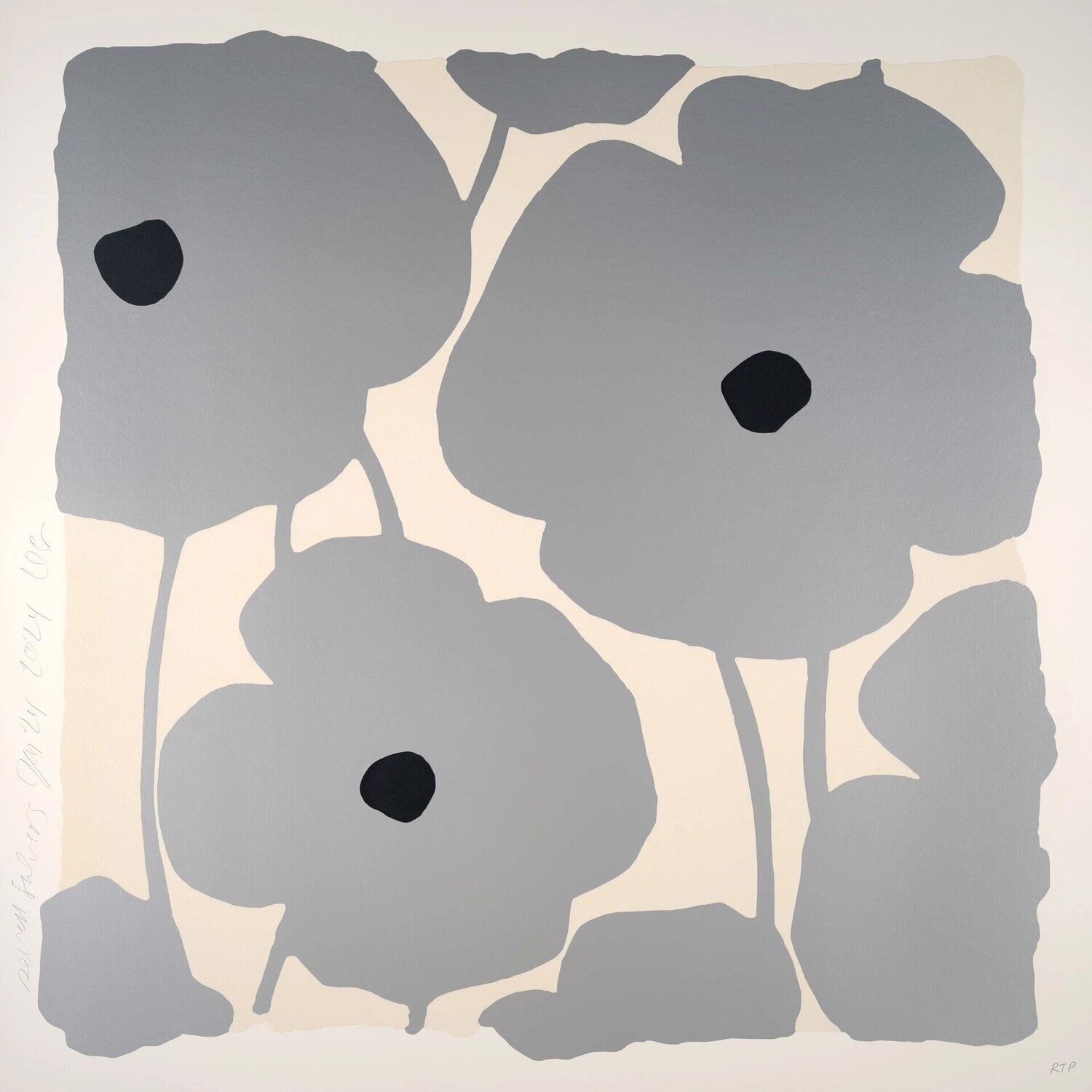 Seven Silvers Jan 24 2024 DS Donald Sultan Stampa in vendita