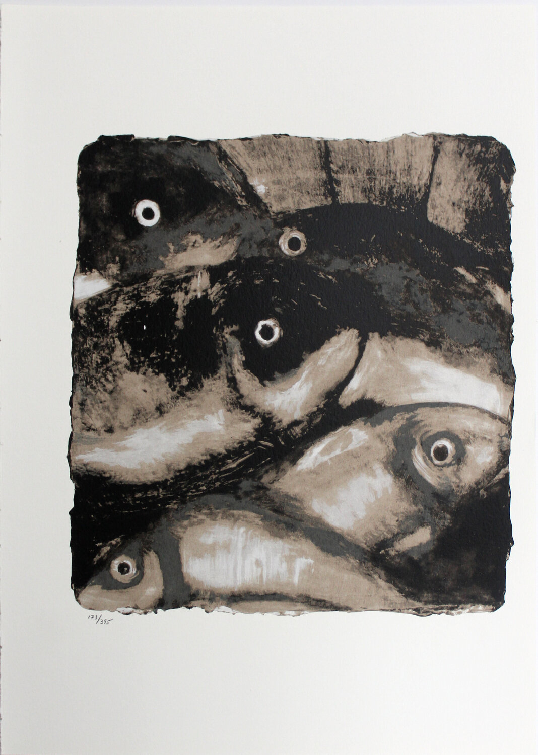 Untitled, from "Visual Poetics", 1998 Donald Sultan Stampa in vendita
