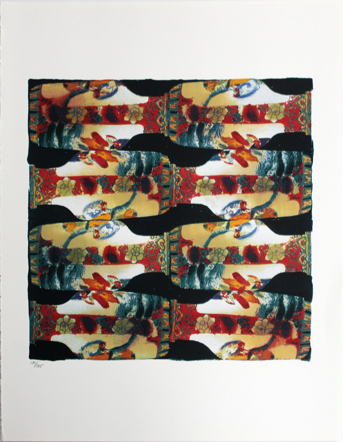 Untitled, from "Visual Poetics", 1998 Donald Sultan Stampa in vendita