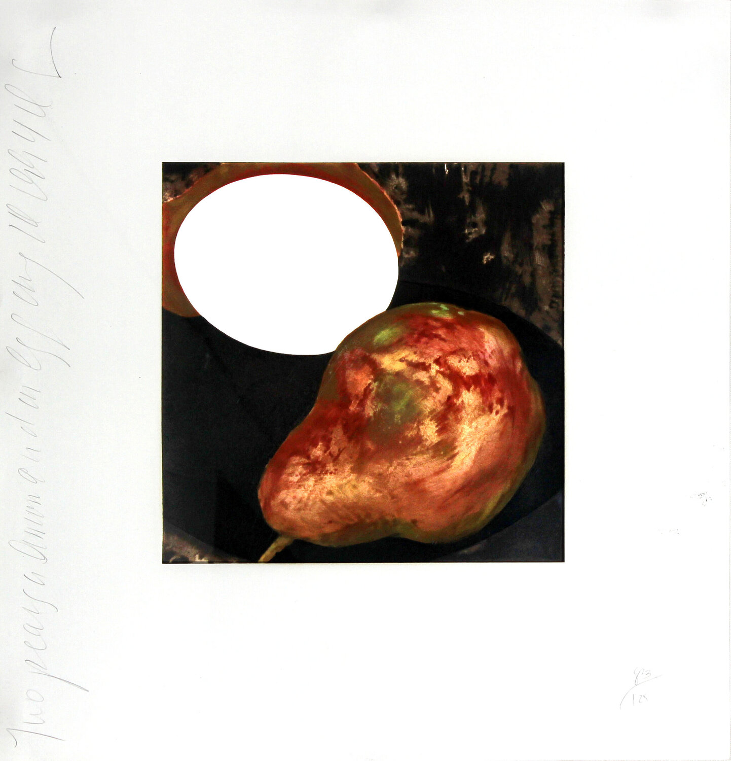 Two Pears, A Lemon and an Egg, 1994 Donald Sultan Stampa in vendita