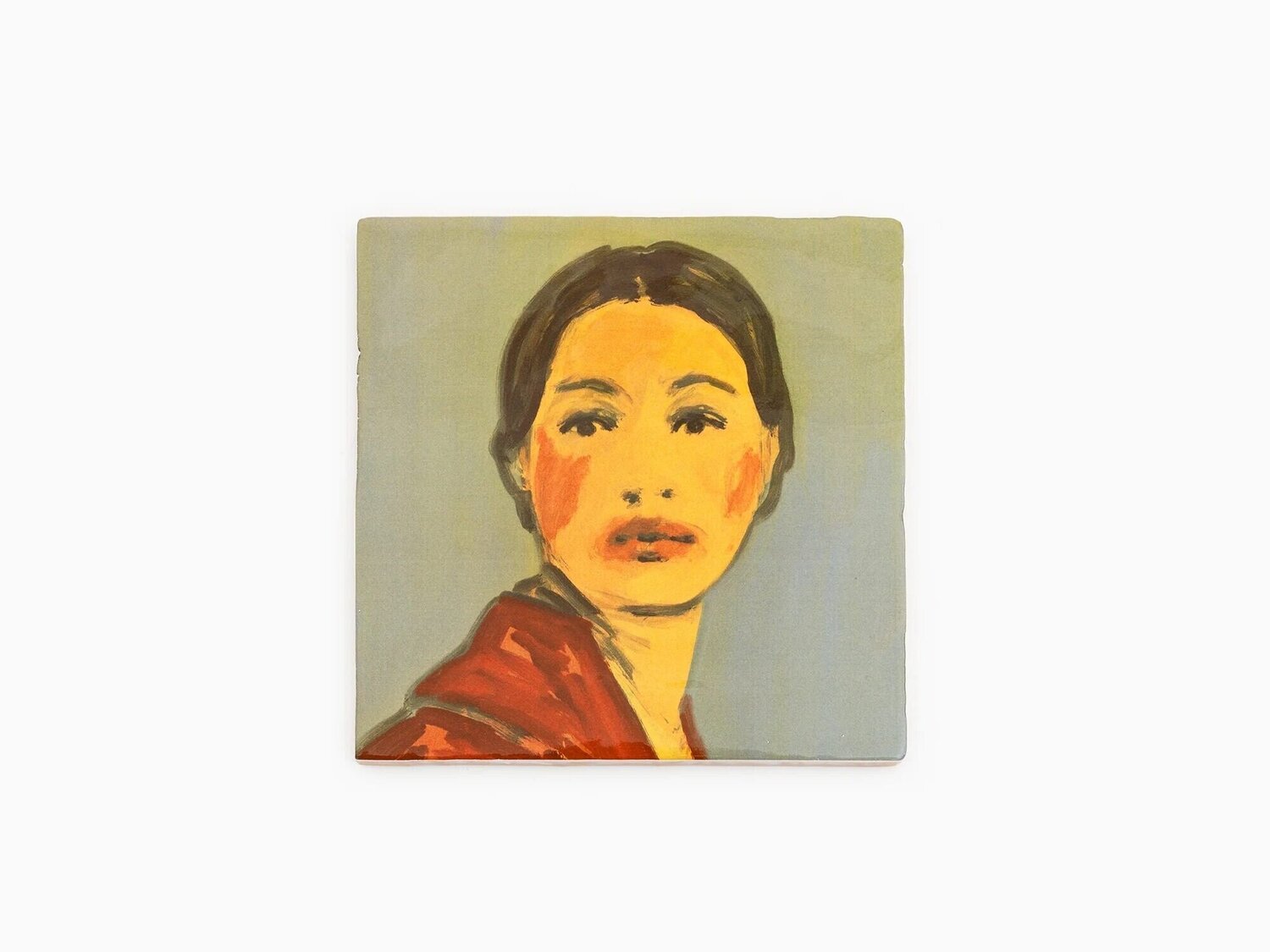 Makeup (red coat) Claire Tabouret