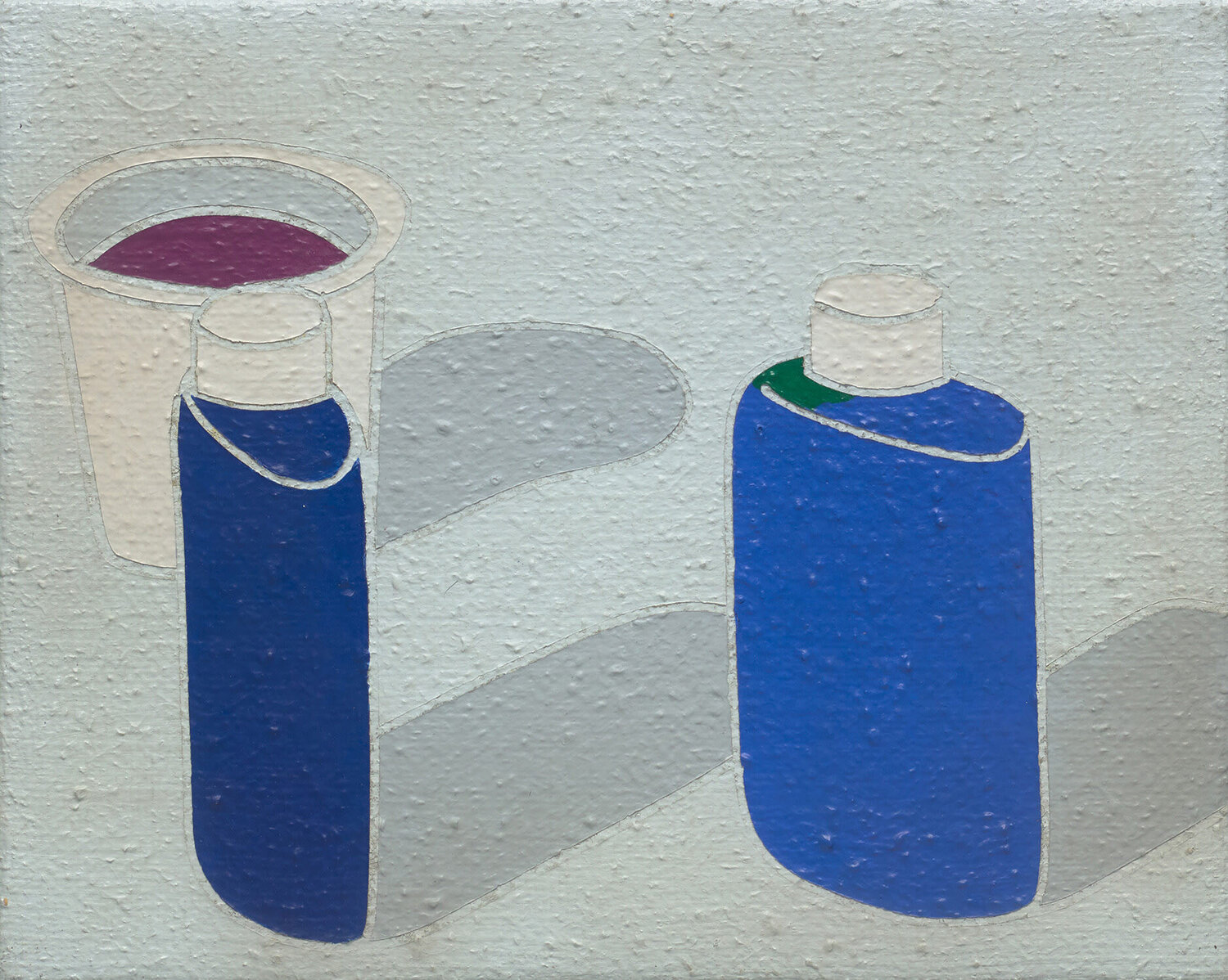 Color & Co Emilio Tadini Original painting for sale