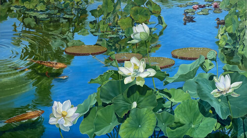 Summer Song by Catherine Kirkwood, Painting for Sale on Singulart