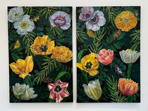 "Spring Garden" de Catherine Kirkwood, Pintura a la venta en Singulart
