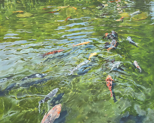 Go With the Flow von Catherine Kirkwood, Malerei kaufen auf Singulart