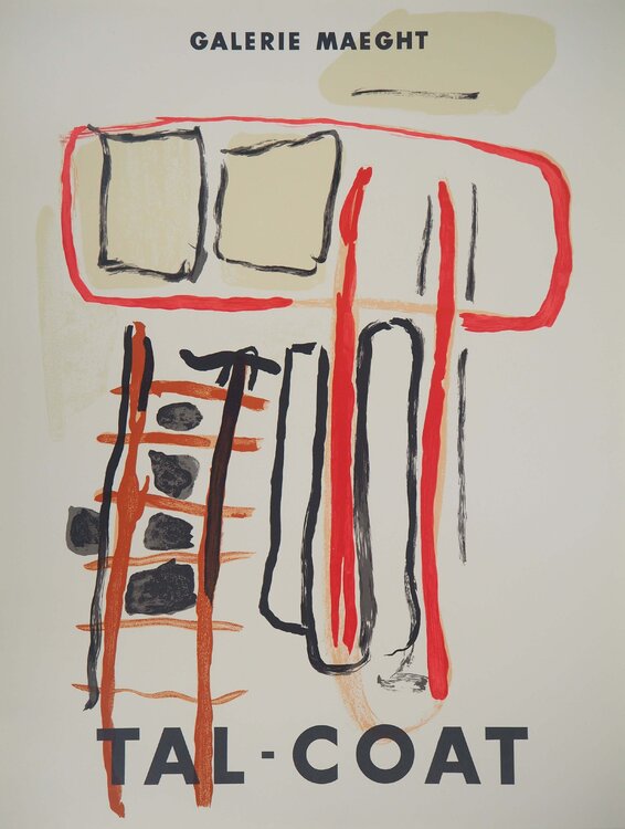Composition abstraite Pierre Tal-Coat