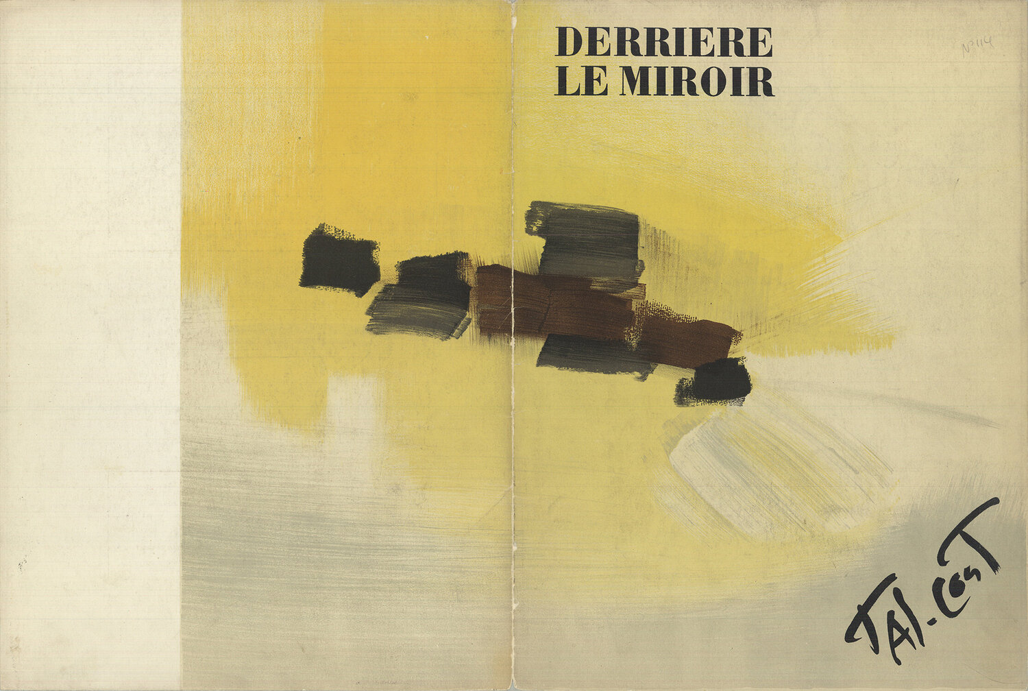 Derriere Le Miroir, no. 114 Cover Pierre Tal-Coat Druck zu verkaufen