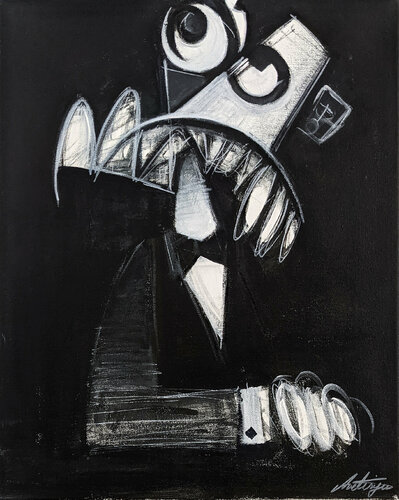 The Black Prince van Jack Avetisyan, Schilderij te koop op Singulart