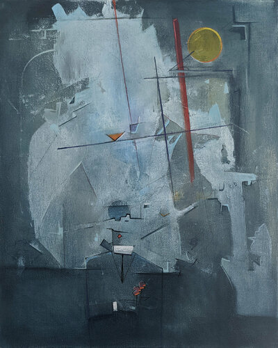 Man and His Symbols van Jack Avetisyan, Schilderij te koop op Singulart