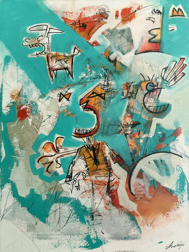 Human Nature di Jack Avetisyan, Pittura in vendita su Singulart