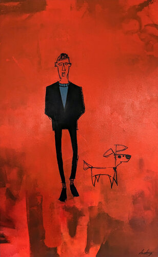 Goodbye Blue Monday van Jack Avetisyan, Schilderij te koop op Singulart