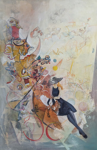 Worship of Venus van Jack Avetisyan, Schilderij te koop op Singulart