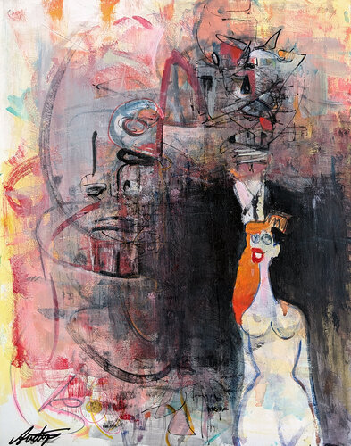 Cruel Creatures No. 3 van Jack Avetisyan, Schilderij te koop op Singulart