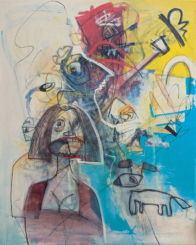 Wounded Animal di Jack Avetisyan, Pittura in vendita su Singulart