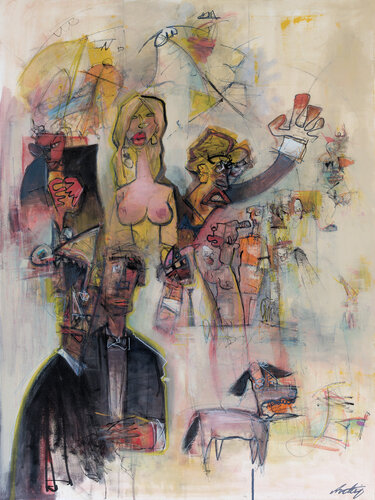 Fevered Memory di Jack Avetisyan, Pittura in vendita su Singulart