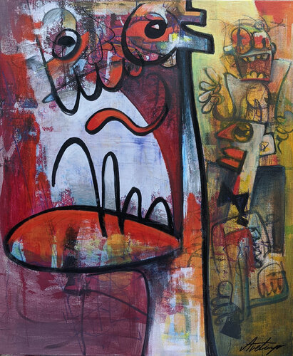 Panic di Jack Avetisyan, Pittura in vendita su Singulart