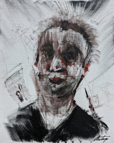 Self Portrait di Jack Avetisyan, Pittura in vendita su Singulart