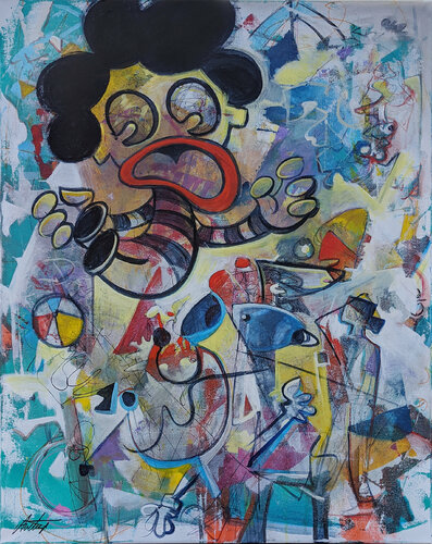 It's All A Dream di Jack Avetisyan, Pittura in vendita su Singulart