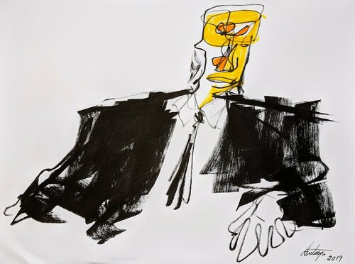 The Artist van Jack Avetisyan, Werk op papier te koop op Singulart