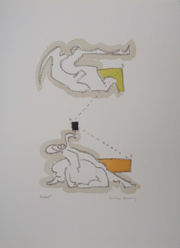 Le geste, Lithographie originale signée par Dorothea Tanning, Édition en vente sur Singulart