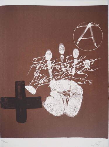 Main Blanche  de Antoni Tàpies, Impresión a la venta en Singulart