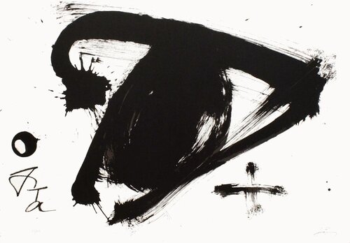 Composition by Antoni Tàpies (1992) : Print Lithography on