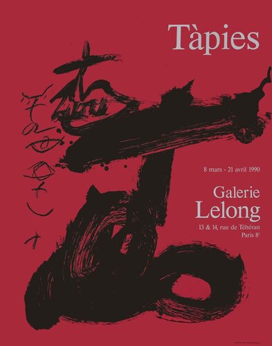 Expo 90 - Galerie Lelong von Antoni Tàpies, Druck kaufen auf Singulart