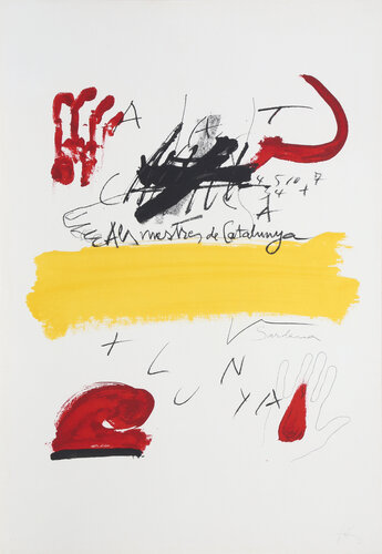 2 from Als Mestres de Catalunya by Antoni Tàpies, Print for Sale on Singulart