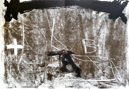 Lithographie en bistre by Antoni Tàpies, Print for Sale on Singulart