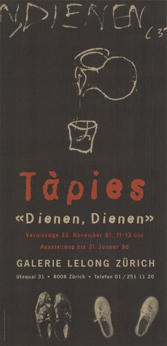 Dienen, Dienen by Antoni Tàpies, Print for Sale on Singulart